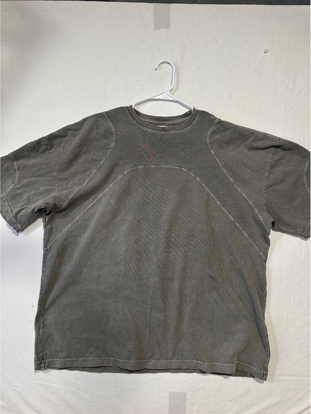 JOAH BROWN Dreamer Graphic Tee Gray Japanese Writing Oversized S/M